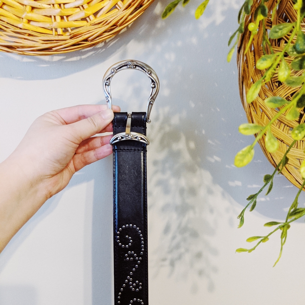 Vintage Brighton Black Belt
